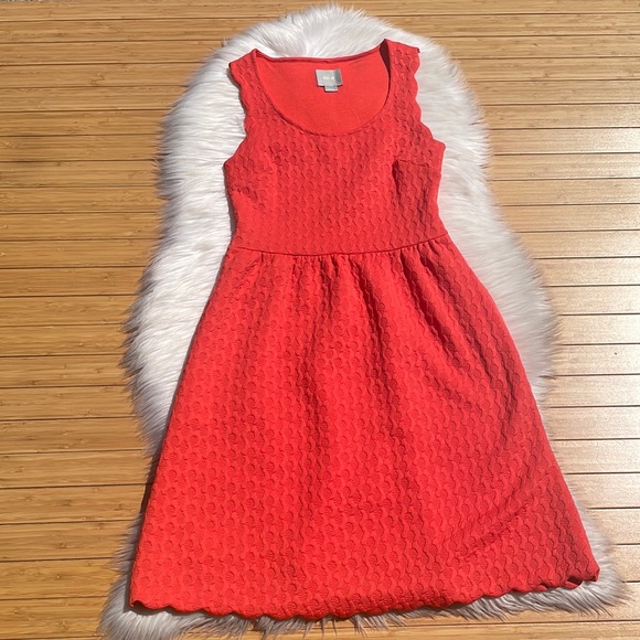 Maeve for Anthropologie Caye Scallop Hem Dress - Picture 3 of 12